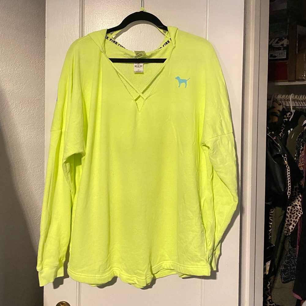 Pink Victoria’s Secret hoodie